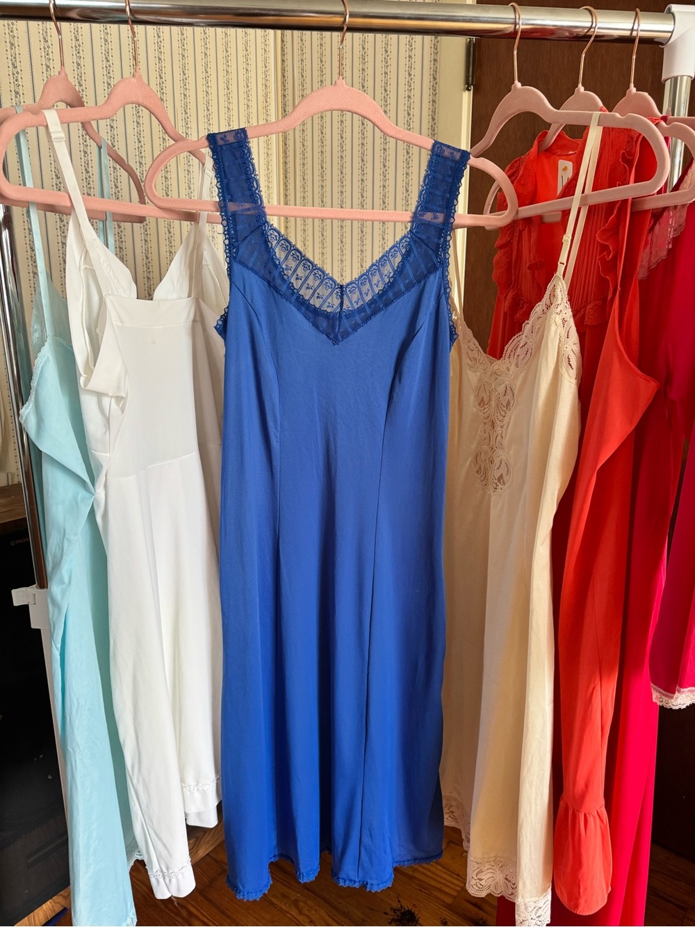 Vintage Sears Lace Nightgown Slip Dress